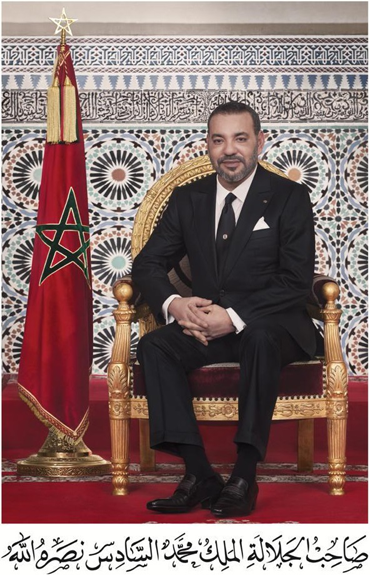 Picture of the king Mohammed 6 